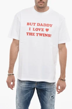 T-Shirt Girocollo Stampata>Dsquared2 Discount