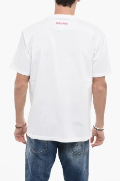 T-Shirt Girocollo Stampata>Dsquared2 Discount
