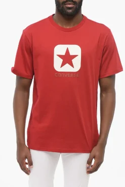 T-Shirt Girocollo Standard Fit con Logo Stampato>Converse Hot