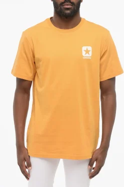 Outlet T-Shirt Girocollo Standard Fit in Tinta Unita Uomo T-Shirt