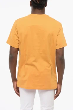 Outlet T-Shirt Girocollo Standard Fit in Tinta Unita Uomo T-Shirt