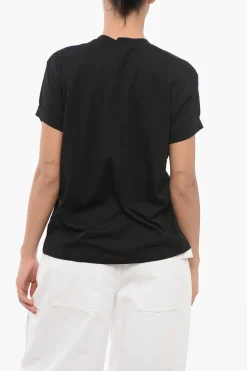 Sale T-Shirt Girocollo STAR in Cotone Donna T-Shirts E Tops
