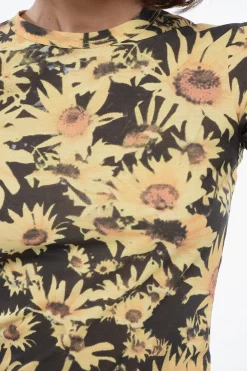 Outlet T-Shirt Girocollo SUNFLOWER in Cotone Tecnico Donna T-Shirts E Tops