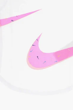 T-Shirt Girocollo SWOOSHFETTI in Tinta Unita con Logo a Contrasto>Nike KIDS Outlet