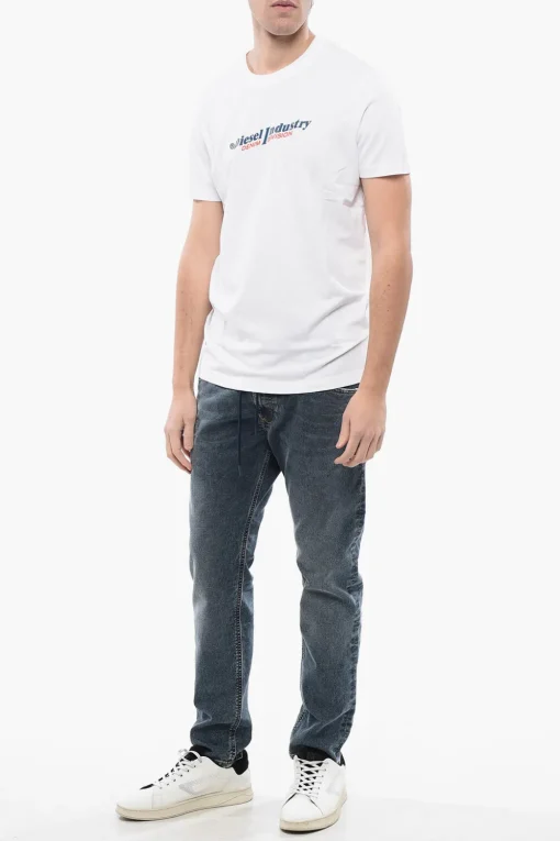T-Shirt Girocollo T-DIEGOR NEW INDUSTRIES in Tinta Unita>Diesel Online