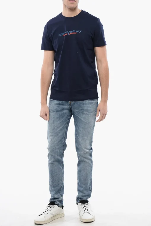 T-Shirt Girocollo T-DIEGOR NEW INDUSTRIES in Tinta Unita>Diesel Online