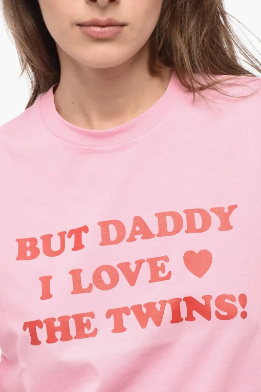 T-Shirt Girocollo THE TWINS in Cotone>Dsquared2 Clearance