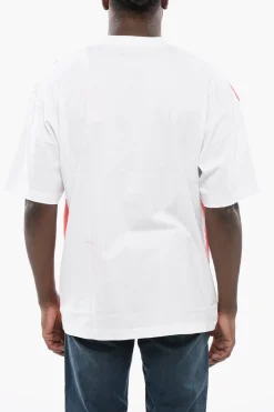 T-shirt Girocollo T-NABEL-M5 Con Maxi Logo Frontale>Diesel Fashion