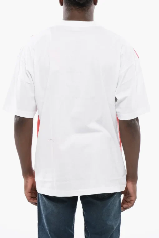 T-shirt Girocollo T-NABEL-M5 Con Maxi Logo Frontale>Diesel Fashion