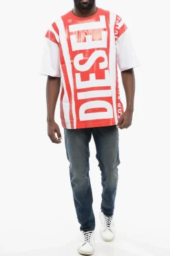 T-shirt Girocollo T-NABEL-M5 Con Maxi Logo Frontale></noscript>Diesel Fashion