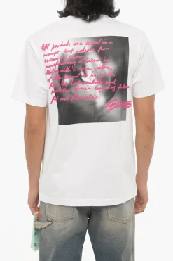 T-shirt Girocollo TORNADO In Cotone con Stampa>Off-White Hot