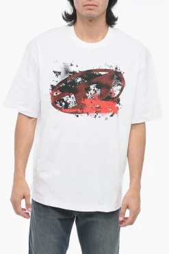 Outlet T-shirt Girocollo T-WASH-L17 Stampata Uomo T-Shirt