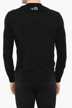 Sale T-shirt Girocollo Underwear a Maniche lunghe Uomo Intimo
