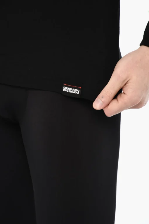 Sale T-shirt Girocollo Underwear a Maniche lunghe Uomo Intimo