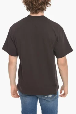 Hot T-Shirt Girocollo WAIST POCKET in Cotone Uomo T-Shirt