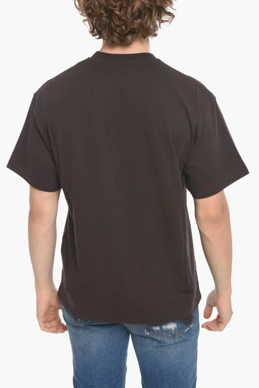 Hot T-Shirt Girocollo WAIST POCKET in Cotone Uomo T-Shirt