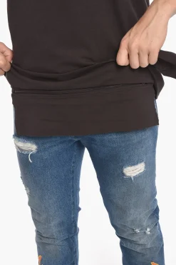 Hot T-Shirt Girocollo WAIST POCKET in Cotone Uomo T-Shirt