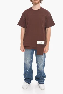 T-Shirt Girocollo WAIST POCKET in Cotone></noscript>Ambush New