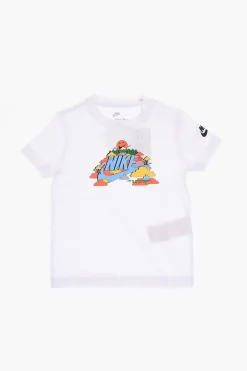 Outlet T-Shirt HAPPY CLOUD Girocollo con Stampa sul Fronte Bambino Abbigliamento
