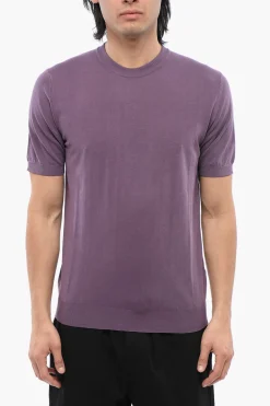 Discount T-shirt In Maglia Di Cotone Uomo T-Shirt