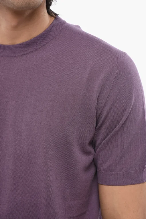 Discount T-shirt In Maglia Di Cotone Uomo T-Shirt