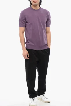 Discount T-shirt In Maglia Di Cotone Uomo T-Shirt