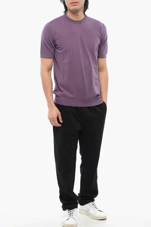 Discount T-shirt In Maglia Di Cotone Uomo T-Shirt
