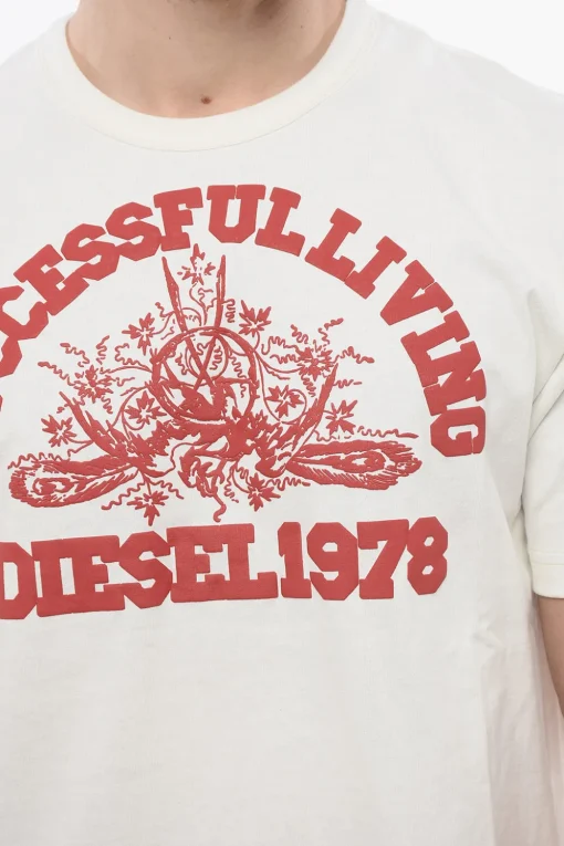 T-shirt JUSTIN con Stampa Logo>Diesel Sale