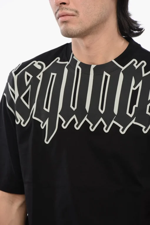 Sale T-Shirt Loose Fit D2 GOTHIC in Cotone Uomo T-Shirt