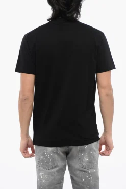 Best T-Shirt Loose Fit D2 GOTHIC in Cotone con Cristalli Uomo T-Shirt