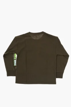 T-Shirt Loose Fit Stampata a Manica Lunga></noscript>Nike KIDS Hot