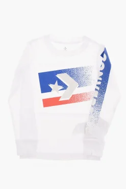 T-shirt Manica Lunga con Stampa Logo>Converse KIDS Hot