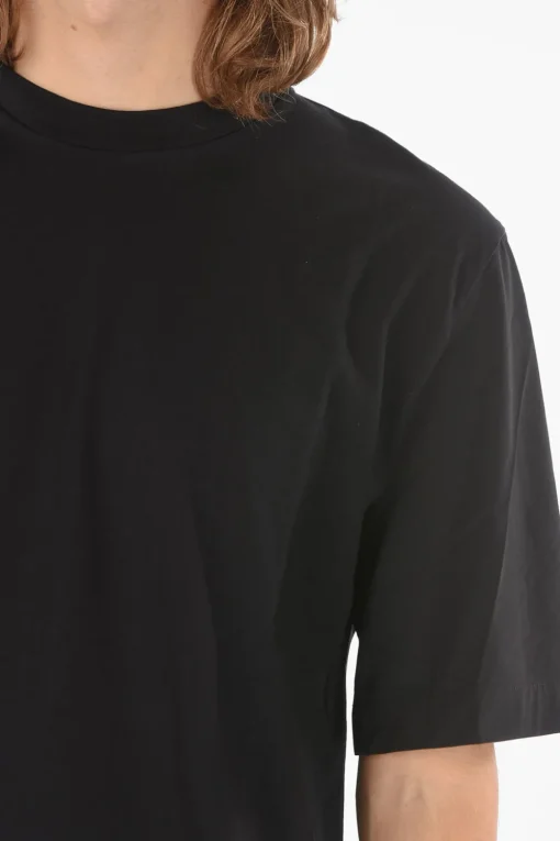T-shirt MINIMAL in Jersey con Maniche in Nylon Stretch>Neil Barrett Clearance