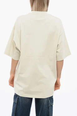 T-shirt Over PELAC con Stampa a Contrasto>John Richmond Outlet