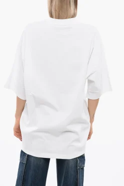 T-shirt Over PELAC con Stampa a Contrasto>John Richmond Fashion