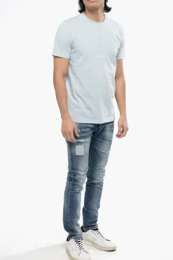 Fashion T-shirt POTSAN Con Stampa Logo Uomo T-Shirt