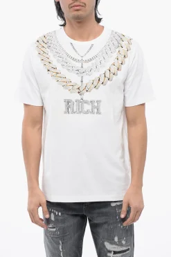 T-shirt Regular Fit SHINAZU Con Stampa Collana>John Richmond Sale