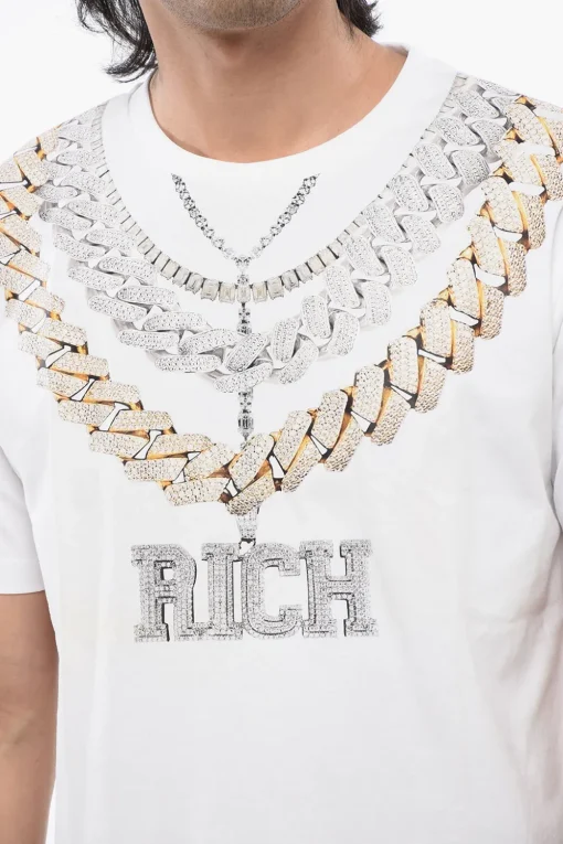 T-shirt Regular Fit SHINAZU Con Stampa Collana>John Richmond Sale