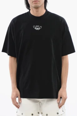 Fashion T-shirt Ricamata BANDANA Oversize-Fit Uomo T-Shirt