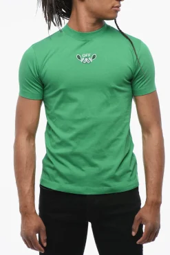Clearance T-shirt Ricamata BANDANA Slim-Fit Uomo T-Shirt