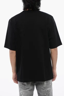T-Shirt Skater Fit con Stampa a Contrasto>Dsquared2 Clearance
