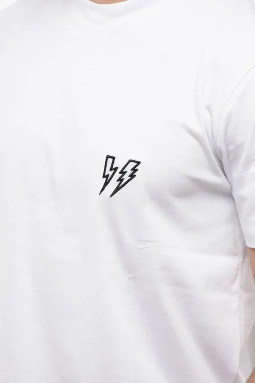 T-Shirt Slim Fit DOUBLE BOLT in Cotone>Neil Barrett Hot
