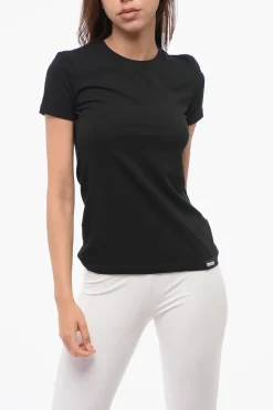 T-Shirt Slim Fit ICON in Misto Cotone>Dsquared2 Hot