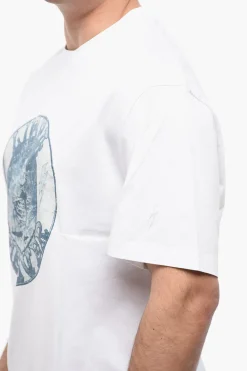 Online T-Shirt Slim Fit LIBRA ROCKBAND in Cotone Uomo T-Shirt