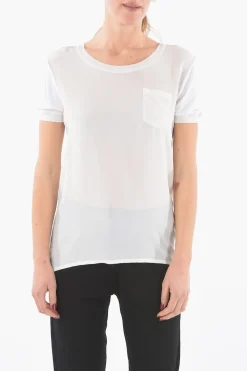 T-shirt SOFT in Seta Trasparente>Woolrich Sale