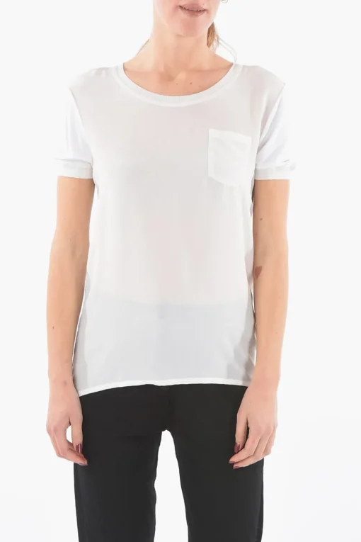 T-shirt SOFT in Seta Trasparente>Woolrich Sale