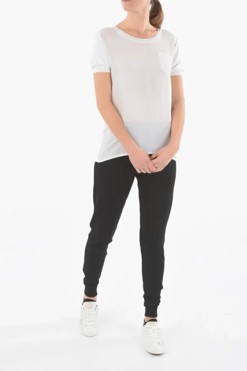 T-shirt SOFT in Seta Trasparente>Woolrich Sale
