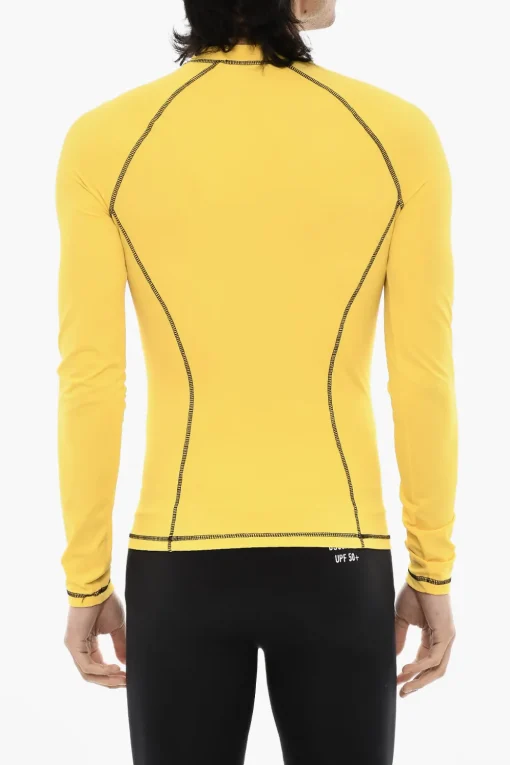 T-shirt Sportiva Slim Fit Con Stampa Gotica>Dsquared2 Best