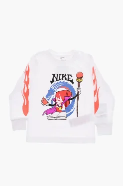 T-shirt Stampata a Manica Lunga>Nike KIDS Online