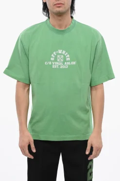 T-shirt Stampata COLLEGE Skate-Fit>Off-White Hot